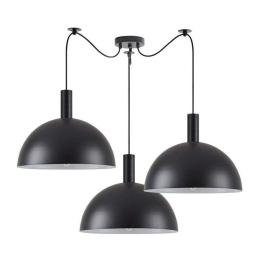 Φωτιστικό Οροφής Adept Tube 77-8499 40x28.5cm 3xE27 60W Black Homelighting