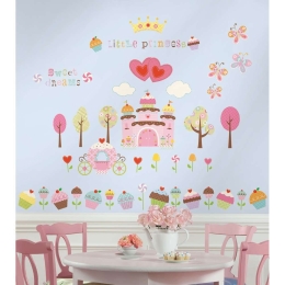 Αυτοκόλλητα Τοίχου Cupcake Land RΜΚ1605 Multi Roommates