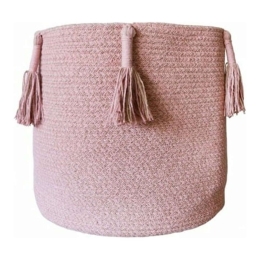 Καλάθι Αποθήκευσης Woody LOR-BSK-WOODY-VNU Vintage Nude-Linen 30X30Cm Lorena Canals Βαμβάκι-Μικροφίμπρα