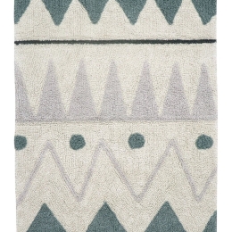 Χαλί Παιδικό Mini Azteca LOR-C-MI-AZTE Beige-Petrol  Lorena Canals 90Χ130cm