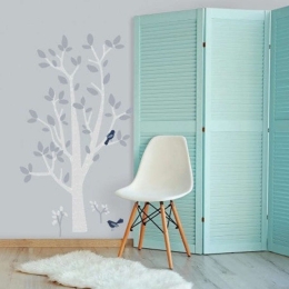 Αυτοκόλλητα Τοίχου RΜΚ3500 "Δέντρο" 97x165cm Light Gree Roommates