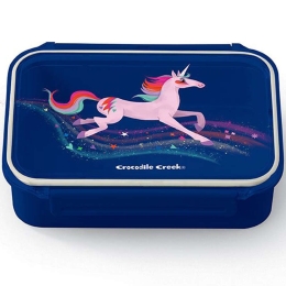 Φαγητοδοχείο Bento Μονόκερος BER-3865612 17,8x13,3x5,7cm Blue-Pink Crocodile Creek Πλαστικό