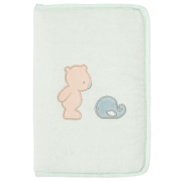 Κάλυμμα Βιβλιαρίου Υγείας N950381 17x25cm Light Green Nattou Πολυέστερ