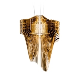 Φωτιστικό Οροφής Κρεμαστό Aria Medium 60x90 Gold Slamp