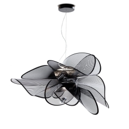 Φωτιστικό Οροφής Κρεμαστό La Belle Etoile Large 90x55 Black Slamp
