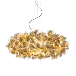 Φωτιστικό Οροφής Clizia 130 Mama Non Mama 130cm E27 15x12W Gold - Red Wire Slamp PC