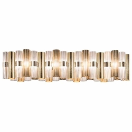 Φωτιστικό Οροφής - Ράγα La Lollo 142x28x28cm Led 12420lm 110W 2700K Gold Slamp