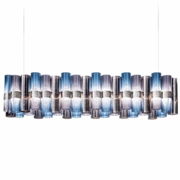 Φωτιστικό Οροφής - Ράγα La Lollo 142x28x28cm Led 12420lm 110W 2700K Silver-Blue Slamp