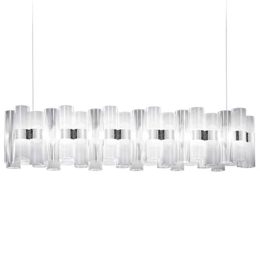 Φωτιστικό Οροφής - Ράγα La Lollo 142x28x28cm Led 12420lm 110W 2700K Clear-White Slamp