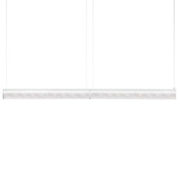 Φωτιστικό Οροφής - Ράγα Modula Double Plisse 192x5,5x10cm Led 7542lm 70W 3000K Light Grey Slamp