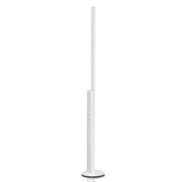Φωτιστικό Δαπέδου Modula Twisted Crystal 10x10x194cm Dim Led 7542lm 70W 3000K Light Grey Slamp