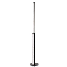 Φωτιστικό Δαπέδου Modula Twisted Plisse 10x10x194cm Dim Led 7542lm 70W 3000K Black Slamp