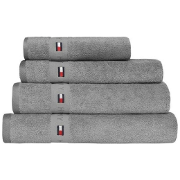 Πετσέτα Legend Steel Tommy Hilfiger Σώματος 70x140cm 100% Βαμβάκι