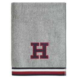Πετσέτα Teddy Grey Tommy Hilfiger Προσώπου 50x100cm 100% Βαμβάκι