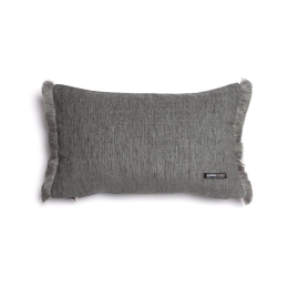 Μαξιλαροθήκη Διακοσμητική Four Seasons Trimming Graphite Aslanis Home 30X50 Βαμβάκι-Chenille