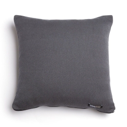 Μαξιλαροθήκη Διακοσμητική Atheras Classic Graphite Aslanis Home 45X45 Βαμβάκι-Chenille