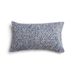 Μαξιλαροθήκη Διακοσμητική Athos Classic Blue-Grey Aslanis Home 30X50 Βαμβάκι-Chenille