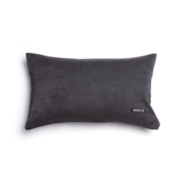 Μαξιλαροθήκη Διακοσμητική Kedros Classic Anthracite-Black Aslanis Home 30X50 Βαμβάκι-Chenille