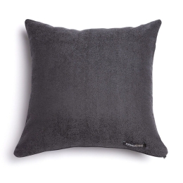 Μαξιλαροθήκη Διακοσμητική Kedros Classic Anthracite-Black Aslanis Home 45X45 Βαμβάκι-Chenille