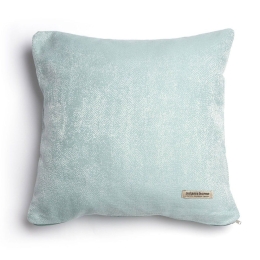 Μαξιλαροθήκη Διακοσμητική Kedros Classic Mint-Ice Aslanis Home 45X45 Βαμβάκι-Chenille