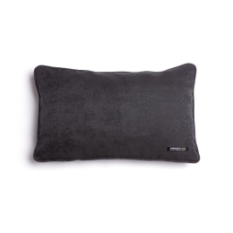 Μαξιλαροθήκη Διακοσμητική Kedros Anthracite-Black Ραφή Γκανς Aslanis Home 30X50 Βαμβάκι-Chenille