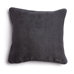 Μαξιλαροθήκη Διακοσμητική Kedros Anthracite-Black Ραφή Γκανς Aslanis Home 45X45 Βαμβάκι-Chenille