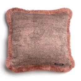 Μαξιλαροθήκη Διακοσμητική Kedros Apple-Brown Trimming Aslanis Home 30X50 Βαμβάκι-Chenille