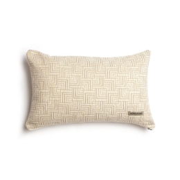Μαξιλαροθήκη Διακοσμητική New Maze Classic Sand Aslanis Home 30X50 Βαμβάκι-Chenille