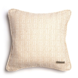 Μαξιλαροθήκη Διακοσμητική Onia Ραφή Γκανς Beige-Ecru Aslanis Home 45X45 Βαμβάκι-Chenille