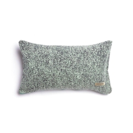 Μαξιλαροθήκη Διακοσμητική Parnassos Classic Mint-Grey Aslanis Home 30X50 Βαμβάκι-Chenille