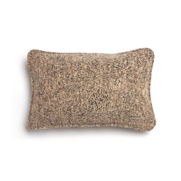 Μαξιλαροθήκη Διακοσμητική Parnassos Ραφή Γκανς Beige-Choco Aslanis Home 30X50 Βαμβάκι-Chenille