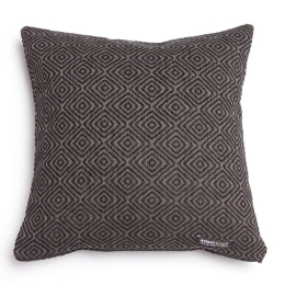 Μαξιλαροθήκη Διακοσμητική Panion Classic Black-Beige Aslanis Home 45X45 Βαμβάκι-Chenille