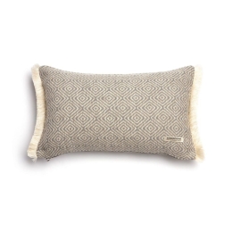 Μαξιλαροθήκη Διακοσμητική Panion Trimming Ecru-Beige Aslanis Home 30X50 Βαμβάκι-Chenille