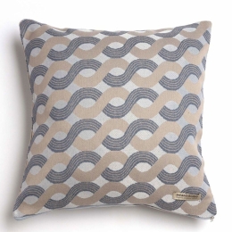 Μαξιλαροθήκη Διακοσμητική Pinovo Classic Grey-Raf Aslanis Home 45X45 Βαμβάκι-Chenille
