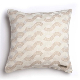 Μαξιλαροθήκη Διακοσμητική Pinovo Classic Ecru-Sand Aslanis Home 45X45 Βαμβάκι-Chenille
