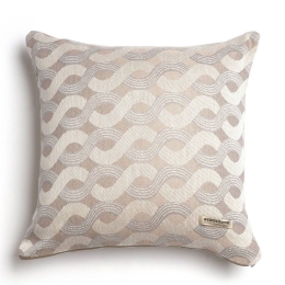 Μαξιλαροθήκη Διακοσμητική Pinovo Classic Beige Sand Aslanis Home 45X45 Βαμβάκι-Chenille