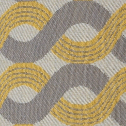 Μαξιλαροθήκη Διακοσμητική Pinovo Trimming Grey-Ocher Aslanis Home 45X45 Βαμβάκι-Chenille