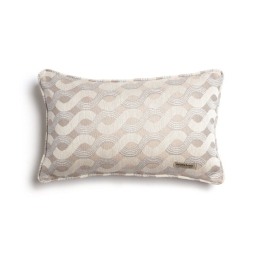 Μαξιλαροθήκη Διακοσμητική Pinovo Ραφή Γκανς Beige Sand Aslanis Home 30X50 Βαμβάκι-Chenille