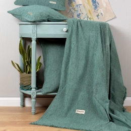 Ριχτάρι Four Seasons Veraman Aslanis Home Πολυθρόνα 180x180cm Βαμβάκι-Chenille