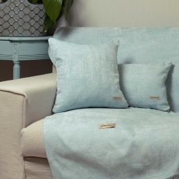 Ριχτάρι Kedros Mint-Ice Aslanis Home Τετραθέσιο 180x350cm Βαμβάκι-Πολυέστερ