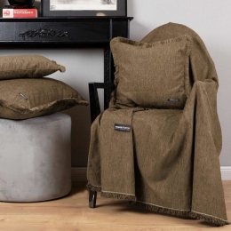 Ριχτάρι Plain 4 Seasons Sahara Aslanis Home Πολυθρόνα 180x180cm Βαμβάκι-Πολυέστερ