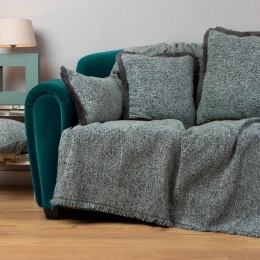 Ριχτάρι Parnassos Mint-Grey Aslanis Home Διθέσιο 180x250cm Βαμβάκι-Polycotton
