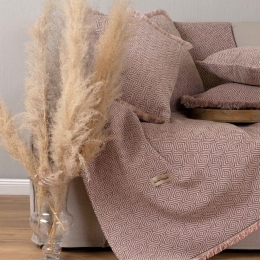 Ριχτάρι Panion Apple-Ecru Aslanis Home Πολυθρόνα 180x180cm Βαμβάκι-Polycotton