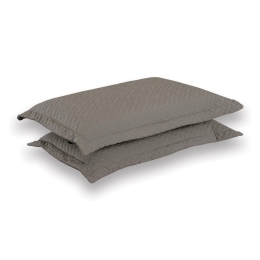 Μαξιλαροθήκες Venetian (Σετ 2τμχ) Dark Grey Aslanis Home 52X72 Microfiber