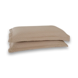 Μαξιλαροθήκες Venetian (Σετ 2τμχ) Brown Aslanis Home 52X72 Microfiber
