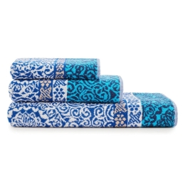 Πετσέτα Arona Blue Bassetti Σώματος 70x140cm 100% Βαμβάκι