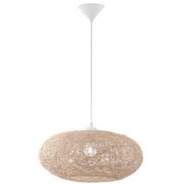 Φωτιστικό Οροφής Campilo 93374 Beige Eglo Πλαστικό
