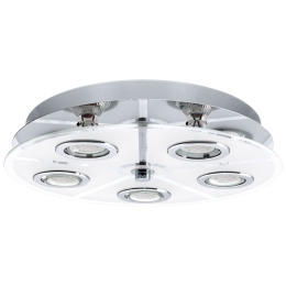 Φωτιστικό Οροφής Led Cabo 30933 Silver Eglo Μέταλλο