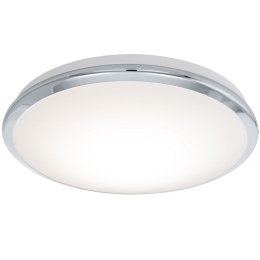Φωτιστικό Οροφής Led Manilva 93497 White-Silver Eglo Μέταλλο,Πλαστικό
