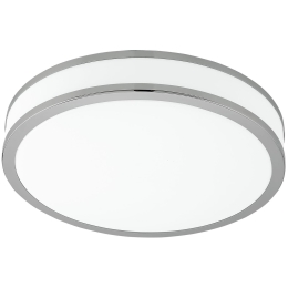 Φωτιστικό Οροφής Led Palermo 2 95682 White-Silver Eglo Μέταλλο,Πλαστικό